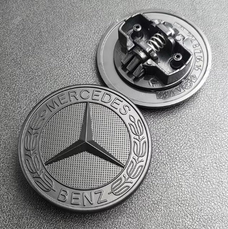 EMBLEMA ESTRELLA MERCEDES DE 57MM INSIGNIA ESTRELLA CAPO MATERIAL PVC COLORES Y MODELOS A ELEGIR