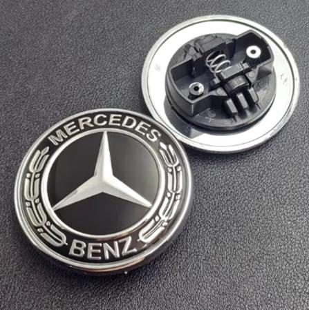 EMBLEMA ESTRELLA MERCEDES DE 57MM INSIGNIA ESTRELLA CAPO MATERIAL PVC COLORES Y MODELOS A ELEGIR